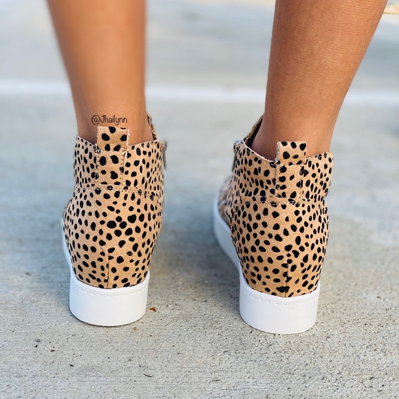 Leopard print Wedge sneaker - Picture 5 of 8
